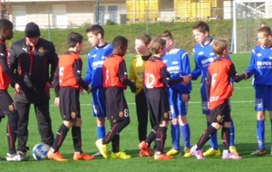 Les U13 défient le stade rennais