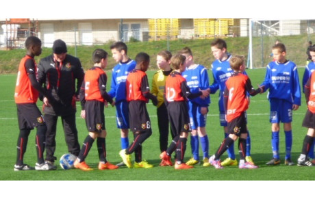Les U13 défient le stade rennais