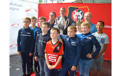 Les U11 avec la coupe de France!