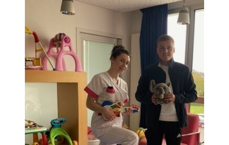 Des jouets pour les enfants hospitalisés